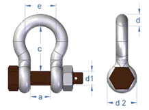Bow Shackle No 854 and No 855